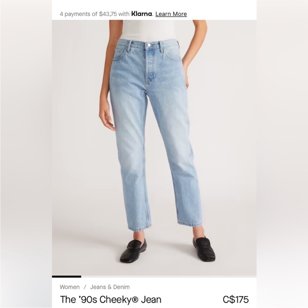 Everlane 90s Cheeky Jean